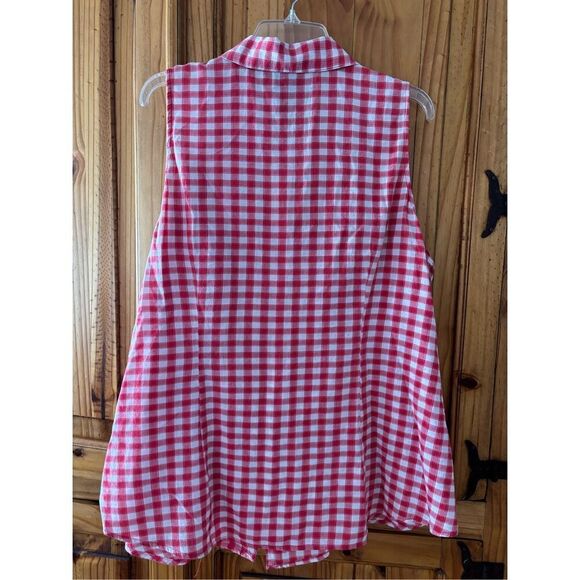 Torrid Lightweight Checked Blouse - Picture 4 of 5